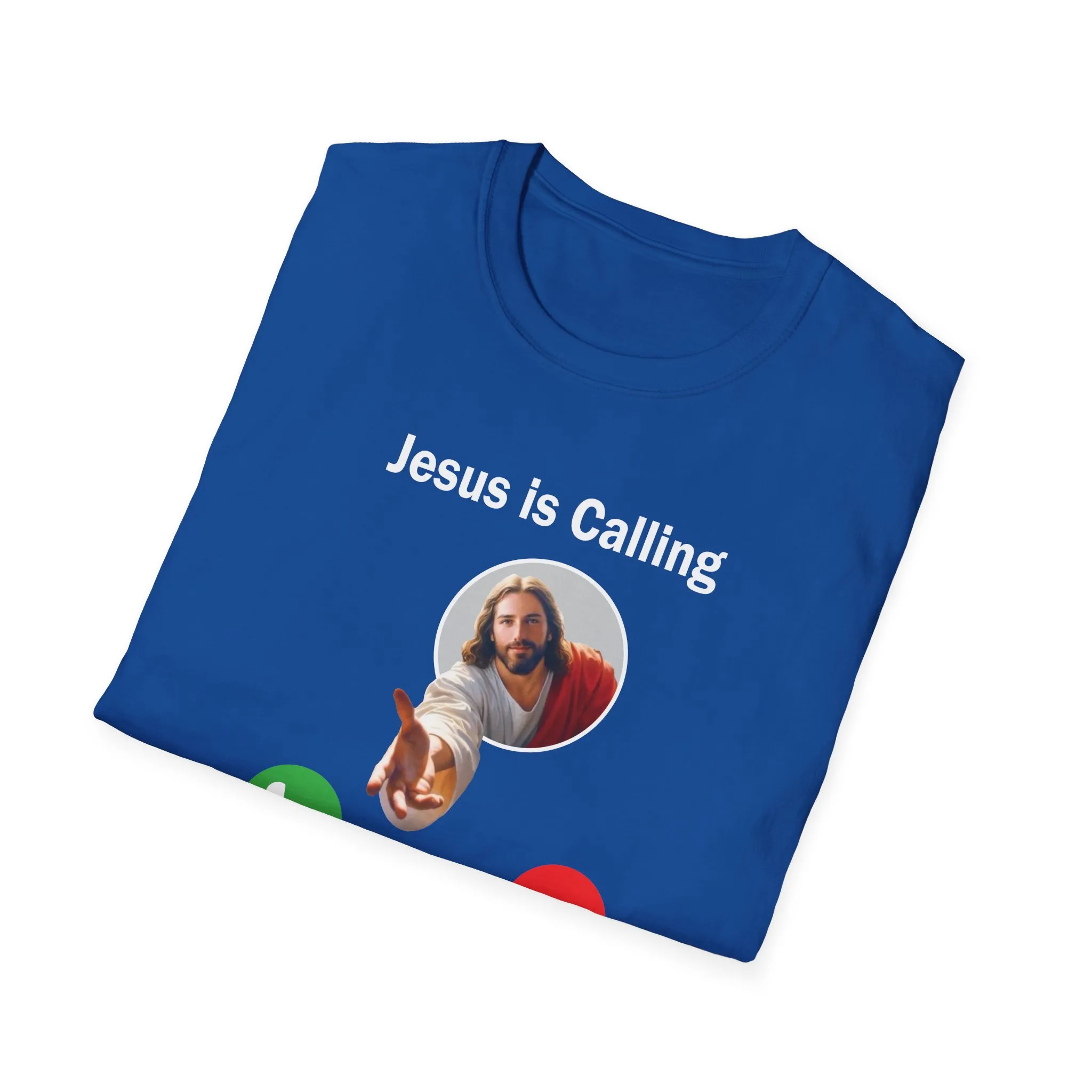 Jesus is Calling Unisex Softstyle Tee - Image 12