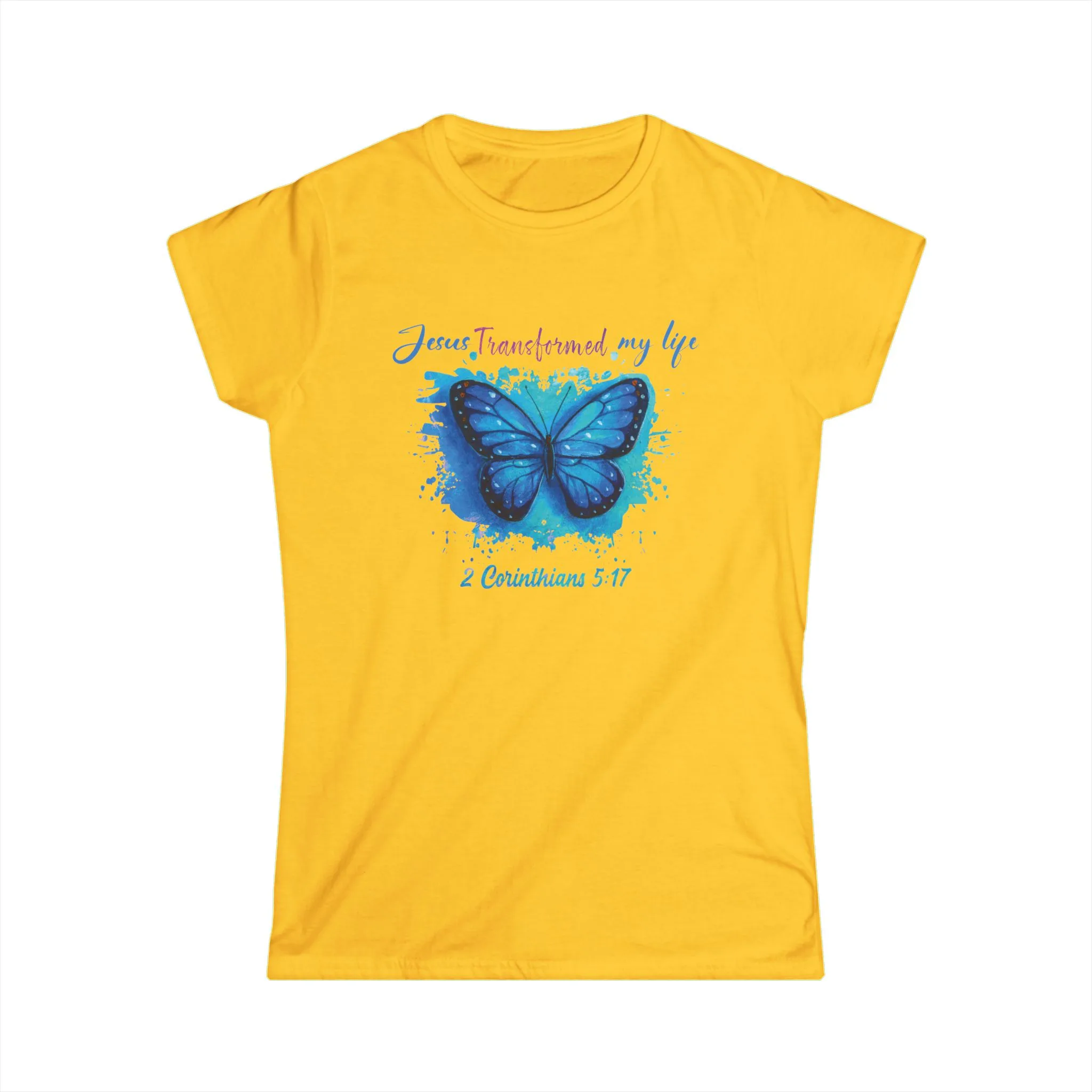 Transformational Butterfly Women's Semi-Fitted Soft-style Tee - Image 7